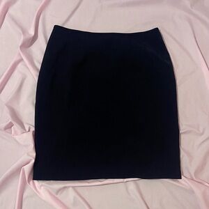Navy blue mini skirt